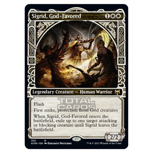 Magic The Gathering - Kaldheim - Sigrid, God-Favored - 301/285