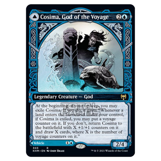 Magic The Gathering - Kaldheim - Cosima, God of the Voyage // The Omenkeel - 303/285