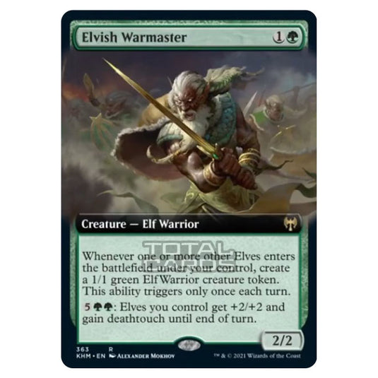 Magic The Gathering - Kaldheim - Elvish Warmaster - 363/285