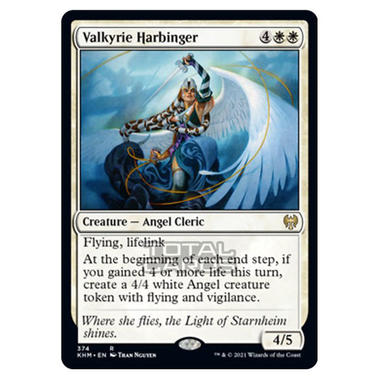 Magic The Gathering - Kaldheim - Valkyrie Harbinger - 374/285