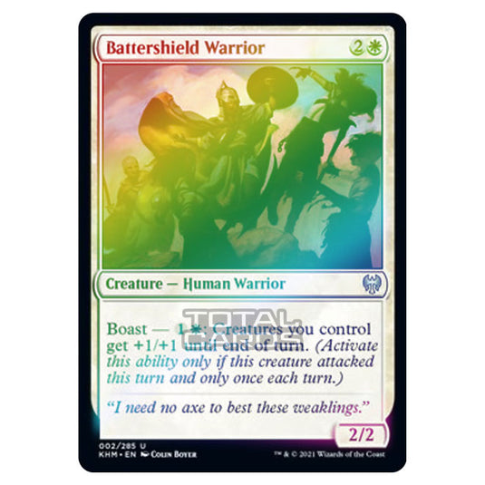 Magic The Gathering - Kaldheim - Battershield Warrior - 2/285 (Foil)