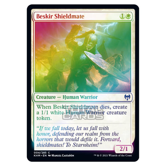 Magic The Gathering - Kaldheim - Beskir Shieldmate - 4/285 (Foil)