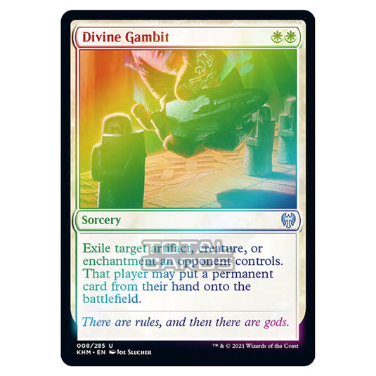 Magic The Gathering - Kaldheim - Divine Gambit - 8/285 (Foil)