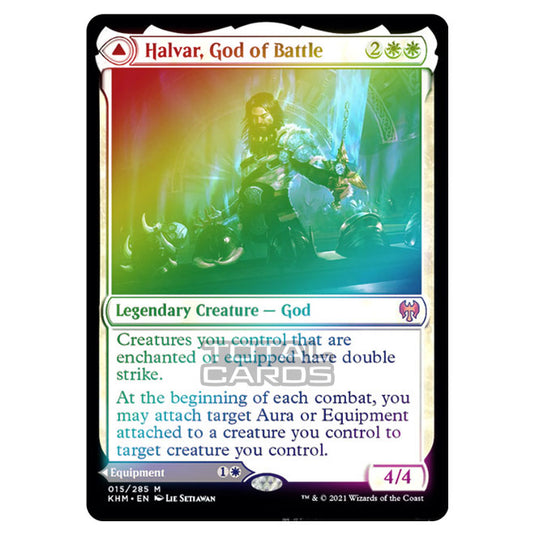 Magic The Gathering - Kaldheim - Halvar, God of Battle // Sword of the Realms - 15/285 (Foil)