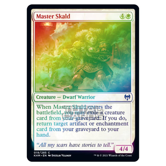 Magic The Gathering - Kaldheim - Master Skald - 19/285 (Foil)