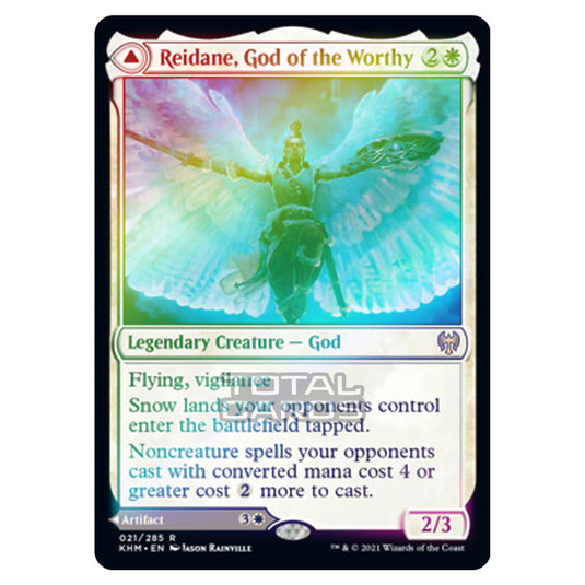 Magic The Gathering - Kaldheim - Reidane, God of the Worthy // Valkmira, Protector's Shield - 21/285 (Foil)