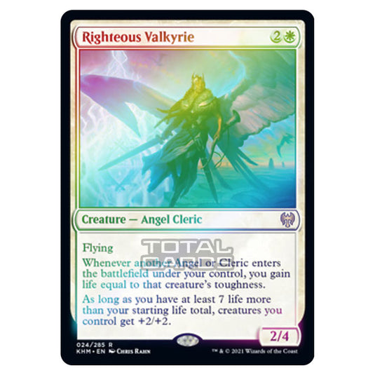 Magic The Gathering - Kaldheim - Righteous Valkyrie - 24/285 (Foil)