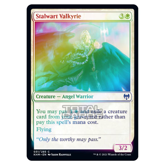 Magic The Gathering - Kaldheim - Stalwart Valkyrie - 31/285 (Foil)