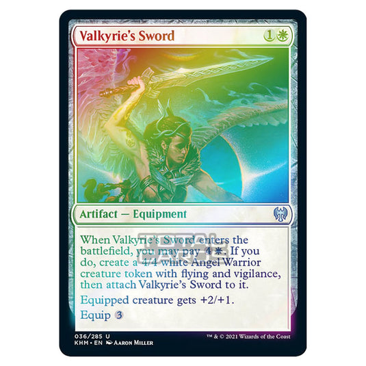 Magic The Gathering - Kaldheim - Valkyrie's Sword - 36/285 (Foil)