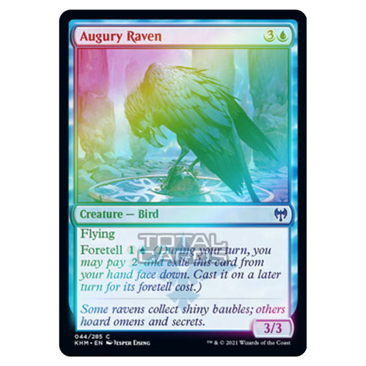 Magic The Gathering - Kaldheim - Augury Raven - 44/285 (Foil)