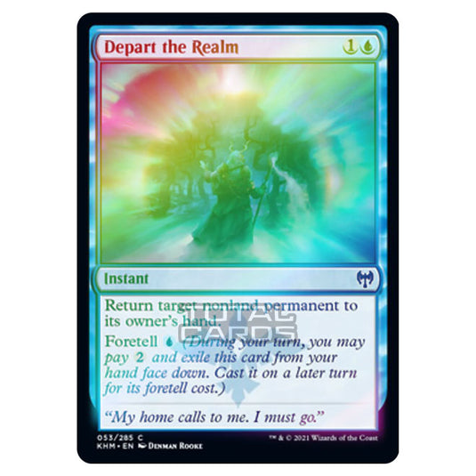 Magic The Gathering - Kaldheim - Depart the Realm - 53/285 (Foil)