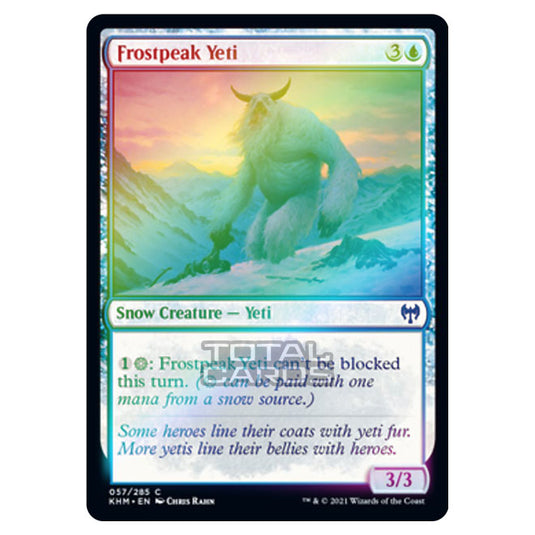 Magic The Gathering - Kaldheim - Frostpeak Yeti - 57/285 (Foil)