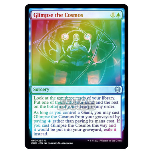 Magic The Gathering - Kaldheim - Glimpse the Cosmos - 60/285 (Foil)