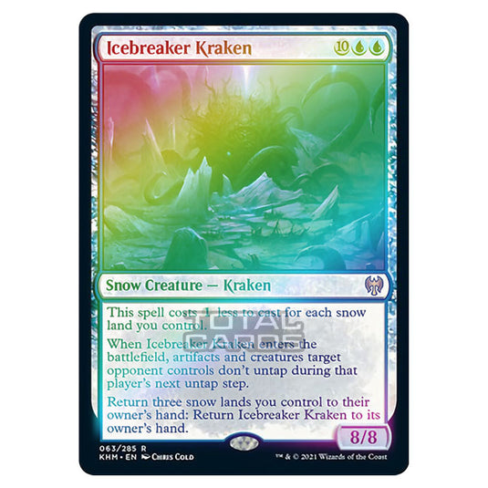 Magic The Gathering - Kaldheim - Icebreaker Kraken - 63/285 (Foil)