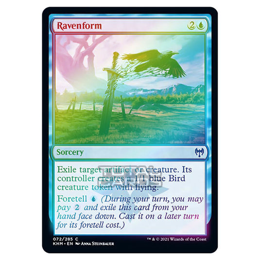 Magic The Gathering - Kaldheim - Ravenform - 72/285 (Foil)