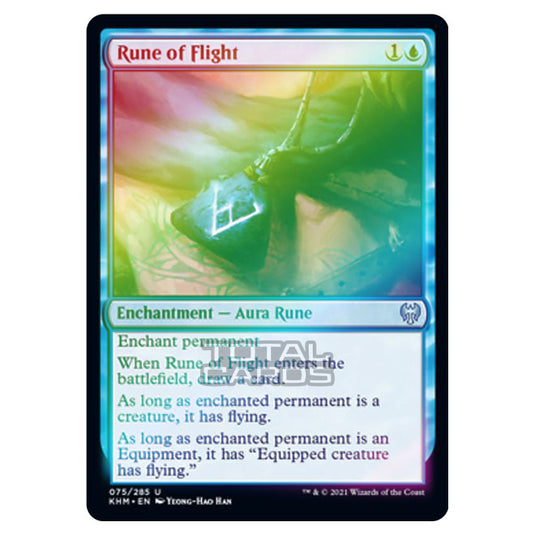 Magic The Gathering - Kaldheim - Rune of Flight - 75/285 (Foil)