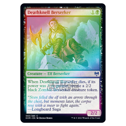 Magic The Gathering - Kaldheim - Deathknell Berserker - 83/285 (Foil)