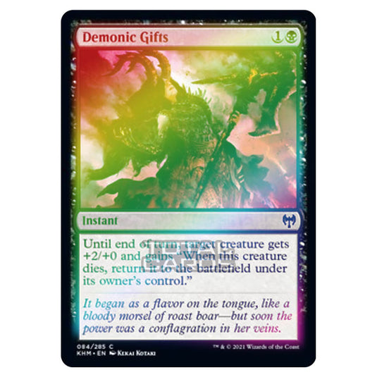 Magic The Gathering - Kaldheim - Demonic Gifts - 84/285 (Foil)