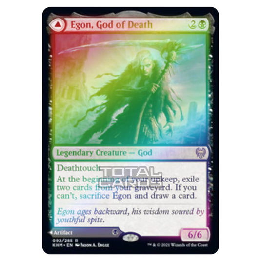 Magic The Gathering - Kaldheim - Egon, God of Death // Throne of Death - 92/285 (Foil)