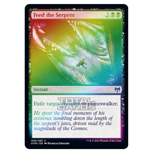 Magic The Gathering - Kaldheim - Feed the Serpent - 95/285 (Foil)