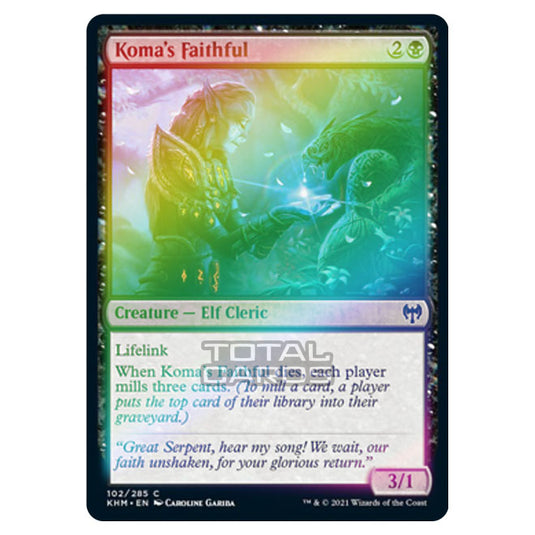 Magic The Gathering - Kaldheim - Koma's Faithful - 102/285 (Foil)