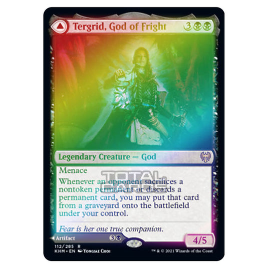 Magic The Gathering - Kaldheim - Tergrid, God of Fright // Tergrid's Lantern - 112/285 (Foil)