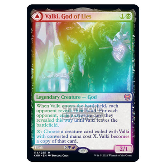 Magic The Gathering - Kaldheim - Valki, God of Lies // Tibalt, Cosmic Impostor - 114/285 (Foil)