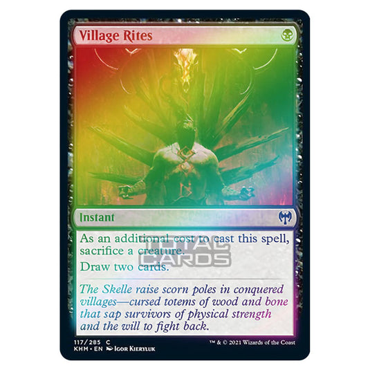 Magic The Gathering - Kaldheim - Village Rites - 117/285 (Foil)