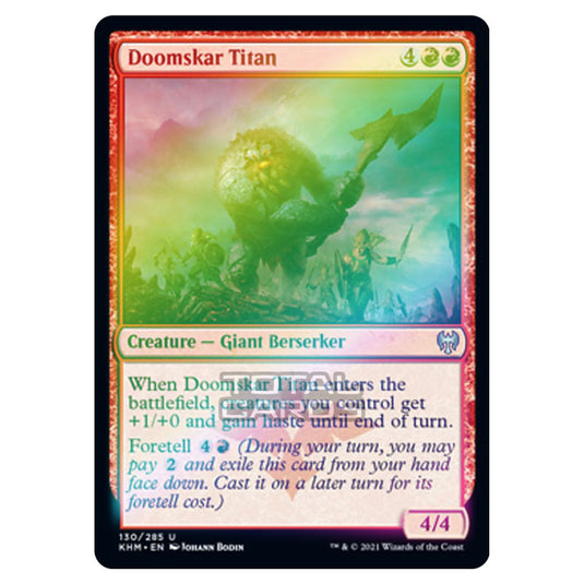 Magic The Gathering - Kaldheim - Doomskar Titan - 130/285 (Foil)