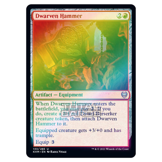 Magic The Gathering - Kaldheim - Dwarven Hammer - 133/285 (Foil)