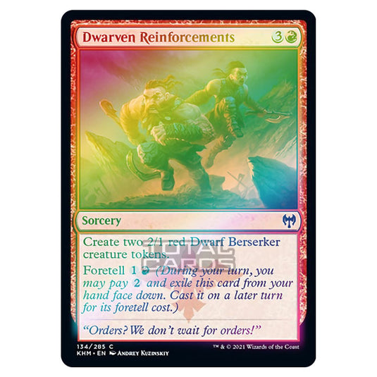 Magic The Gathering - Kaldheim - Dwarven Reinforcements - 134/285 (Foil)