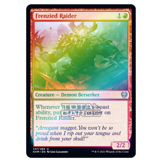 Magic The Gathering - Kaldheim - Frenzied Raider - 137/285 (Foil)