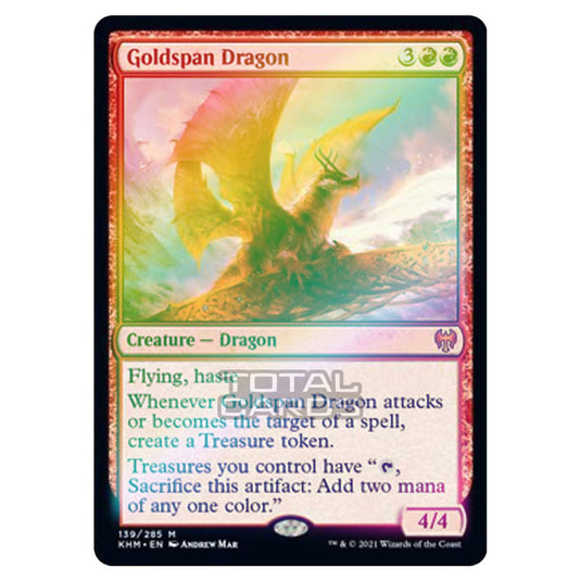 Magic The Gathering - Kaldheim - Goldspan Dragon - 139/285 (Foil)