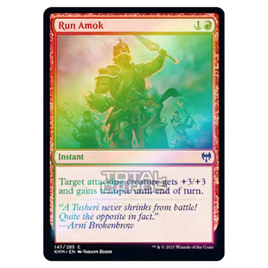 Magic The Gathering - Kaldheim - Run Amok - 147/285 (Foil)