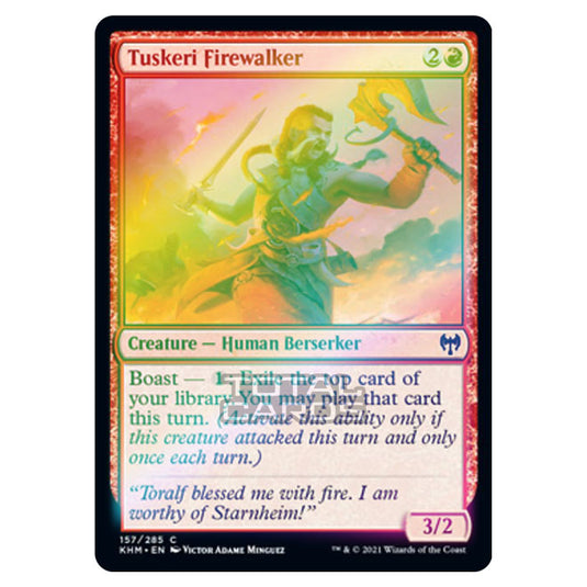 Magic The Gathering - Kaldheim - Tuskeri Firewalker - 157/285 (Foil)