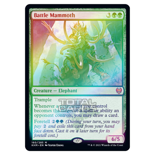 Magic The Gathering - Kaldheim - Battle Mammoth - 160/285 (Foil)