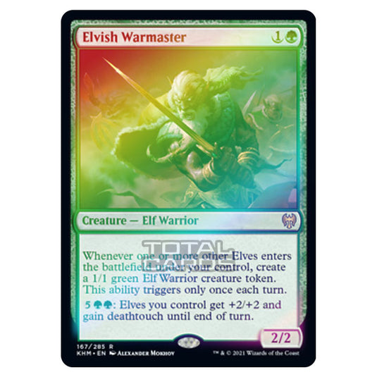 Magic The Gathering - Kaldheim - Elvish Warmaster - 167/285 (Foil)