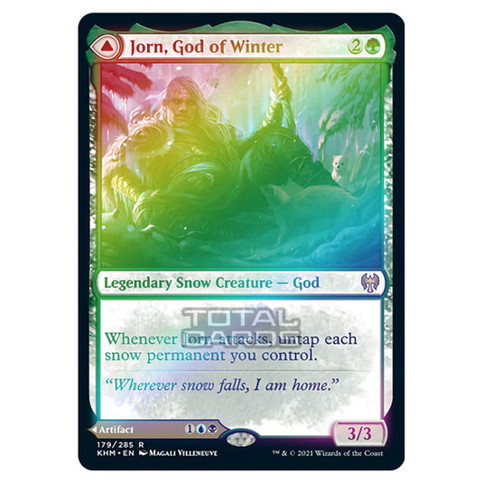 Magic The Gathering - Kaldheim - Jorn, God of Winter // Kaldring, the Rimestaff - 179/285 (Foil)