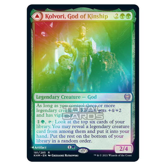 Magic The Gathering - Kaldheim - Kolvori, God of Kinship // The Ringhart Crest - 181/285 (Foil)