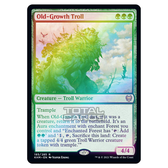 Magic The Gathering - Kaldheim - Old-Growth Troll - 185/285 (Foil)