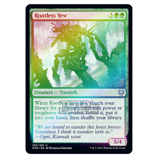 Magic The Gathering - Kaldheim - Rootless Yew - 189/285 (Foil)