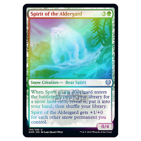 Magic The Gathering - Kaldheim - Spirit of the Aldergard - 195/285 (Foil)