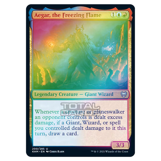 Magic The Gathering - Kaldheim - Aegar, the Freezing Flame - 200/285 (Foil)