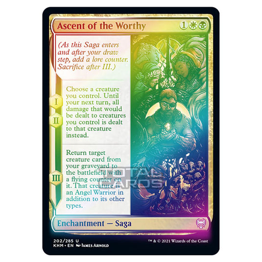 Magic The Gathering - Kaldheim - Ascent of the Worthy - 202/285 (Foil)