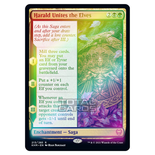 Magic The Gathering - Kaldheim - Harald Unites the Elves - 213/285 (Foil)