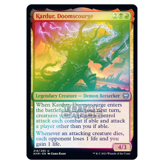 Magic The Gathering - Kaldheim - Kardur, Doomscourge - 216/285 (Foil)