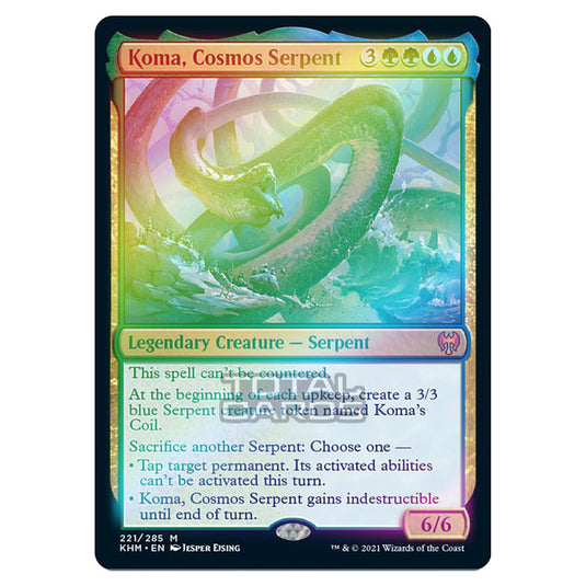 Magic The Gathering - Kaldheim - Koma, Cosmos Serpent - 221/285 (Foil)