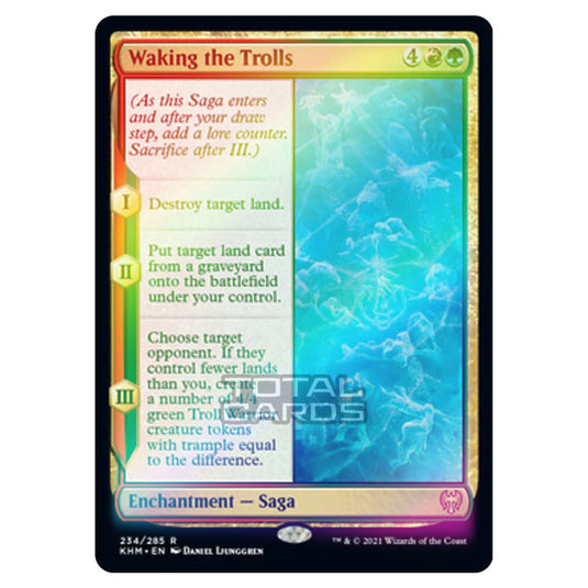 Magic The Gathering - Kaldheim - Waking the Trolls - 234/285 (Foil)