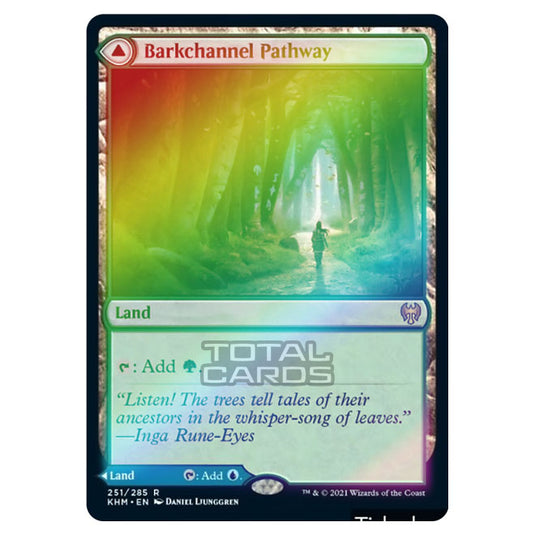 Magic The Gathering - Kaldheim - Barkchannel Pathway // Tidechannel Pathway - 251/285 (Foil)