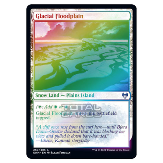 Magic The Gathering - Kaldheim - Glacial Floodplain - 257/285 (Foil)